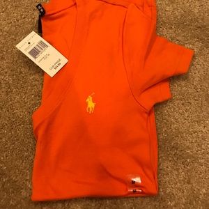 NWT Orange Ralph Lauren Polo M tee